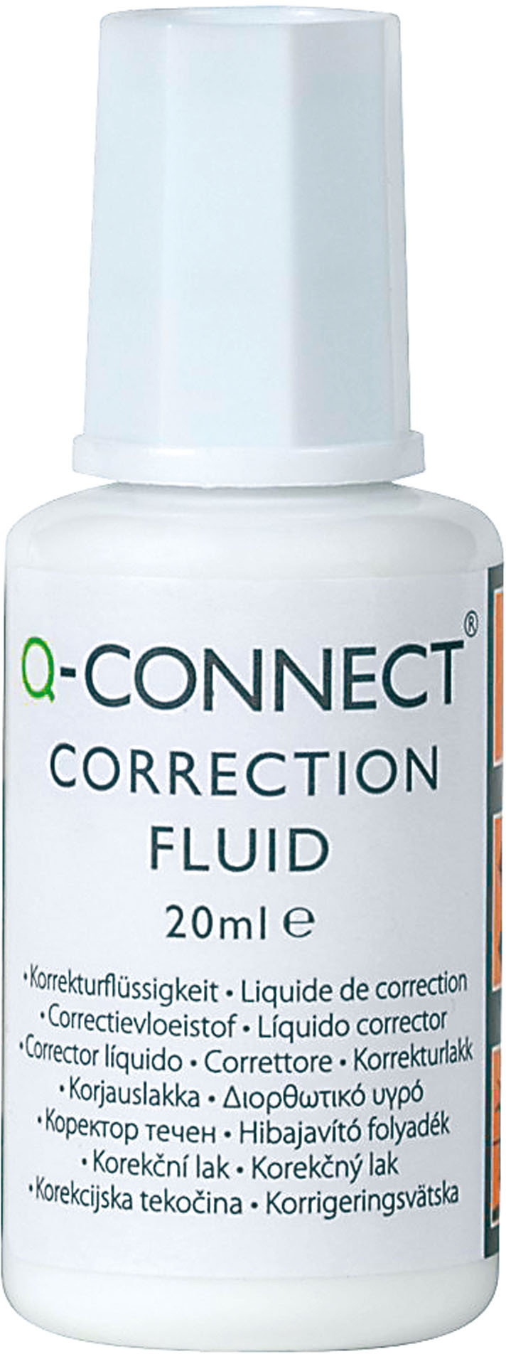 Q-Connect Korektor w płynie z pędzelkiem, 20ml KF10507