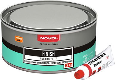 NOVOL SZPACHLÓWKA FINISH 2kg WYKAŃCZAJĄCA