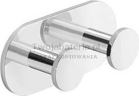 Gedy Hotel Wieszak punktowy podwójny - przyklejany D026 D026