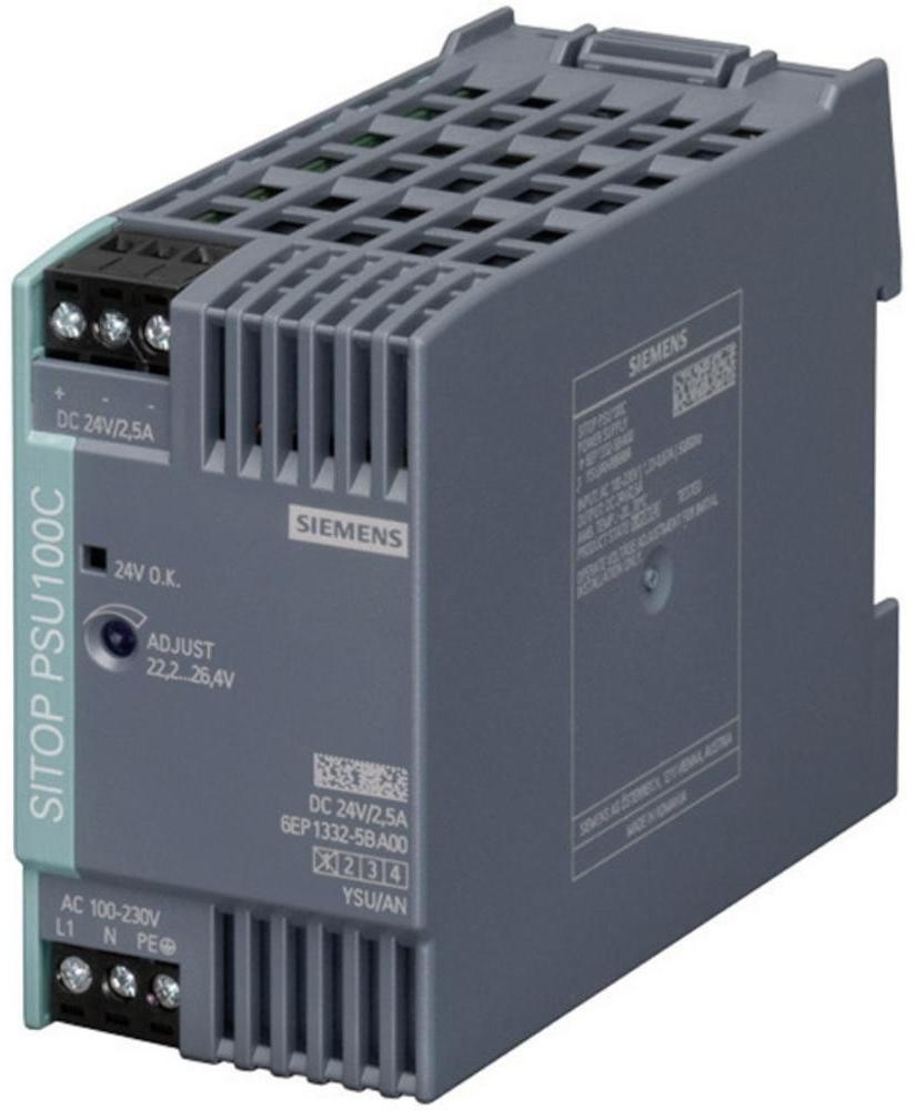 Siemens Zasilacz na szynę DIN SITOP compact PSU100C 24 V/DC 2.5 A 60 W 1 x