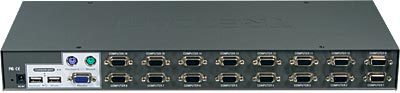 TRENDnet 16-Portowy przełącznik KVM USB do montażu Rack TRENDnet TK-1603R