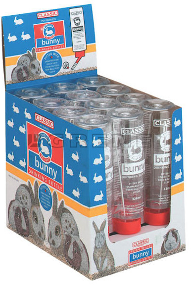 Poidło butelkowe dla królików Classic 600 ml