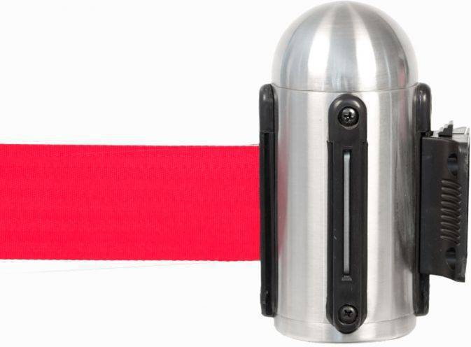 Securit System odgradzający do montażu ściennego - czerwony RS-RTWM-RVS-RD