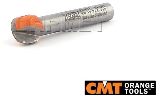 CMT Frez do wykonywania korytek i czasz w drewnie, średnica 12,7 mm, długość robocza 9,5 mm, promień 6,35 mm - CMT (914.127.11)