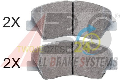 A.B.S. Zestaw klocków hamulcowych, hamulce tarczowe 37930 (37930) (ATE: 13.0460-