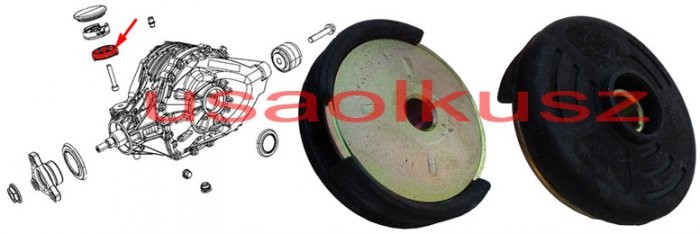 MOPAR Tuleja mocowania mostu przednia dolna Dodge Charger