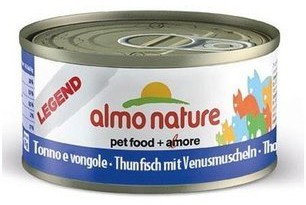 Almo Nature Classic/Legend Kot - Tuńczyk i małże 70g 5045 - 8001154120929