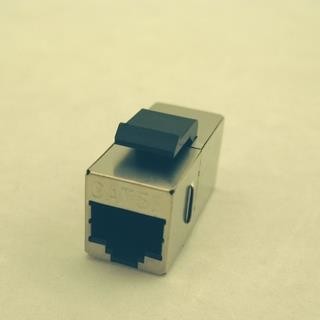 Netrack łącznik przewodów RJ45-RJ45 kat 5e STP 106-64