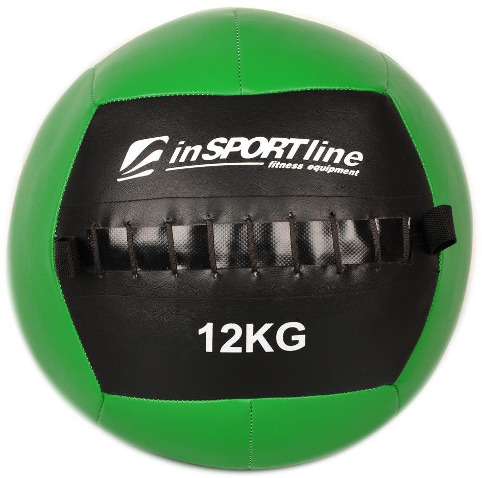 Insportline Piłki lekarska 12 kg Wallball - - 12 kg