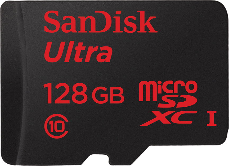 SanDisk MicroSDXC Class 10 + adapter 128GB (SDSDQUIN-128G-G4)