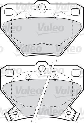 VALEO klocki hamulcowe 598577 598577