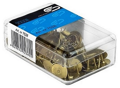 E&D Victory Pinezka złota 100sztuk PLASTIC