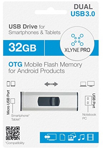 xlyne USB 3.0 Flash Drive pamięci do PC/smartfon/tablet (MicroUSB) 32 GB 7532003