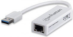 Manhattan Konwerter USB 3 0 - Wtyk RJ-45 Ethernet 10/100/1000 GIGA