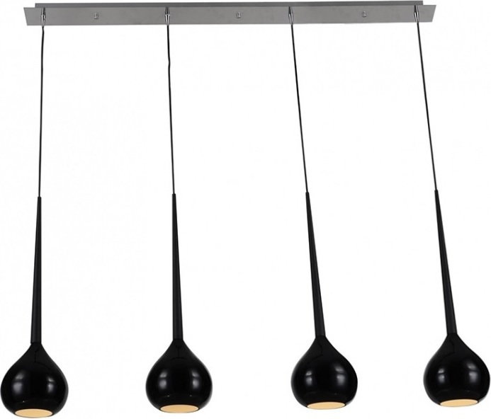 Azzardo Lampa wisząca AGA 4 MD1289-4 Czarny -