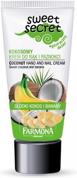 Sweet Secret Kokosowy krem do rąk i paznokci 100ml
