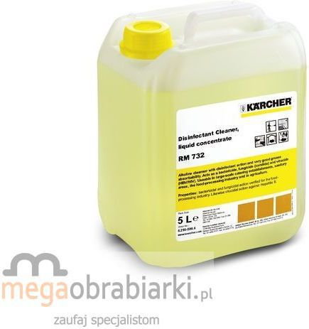 Karcher Środek czyszcząco-dezynfekujący, alkaiczny RM 732 - 5 l (6295-5960)
