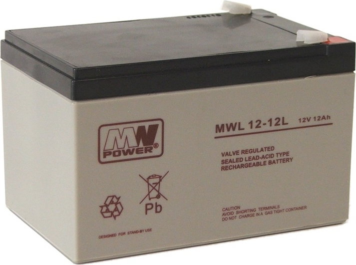 BTO akumulator żelowy 12V/12Ah MWL Pb 151x98x94mm 10-12 6041