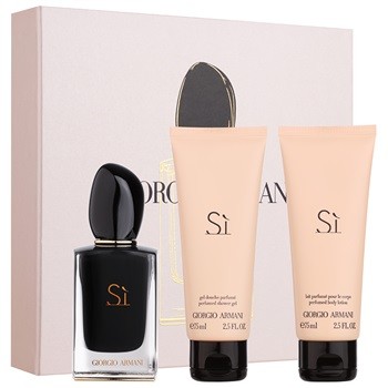 Armani Si Intense woda perfumowana 50ml + mleczko do ciała 75 ml + żel pod prysznic 75 ml