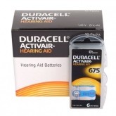 Duracell 60 x baterie do aparatów słuchowych ActivAir 675 MF