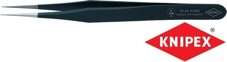 Knipex Pinceta ESD precyzyjna do montażu elementów elektronicznych (92 28 70 ESD