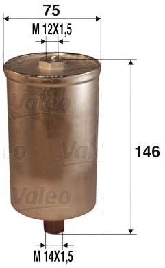VALEO filtr paliwa puszkowy 587206 587206