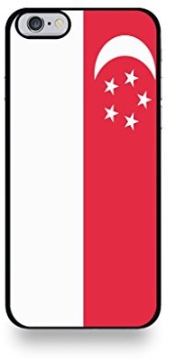 LD Case LD coqip6 _ 166 Case pokrowiec ochronny na telefon komórkowy iPhone 6, motyw flaga Singapur