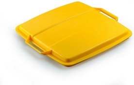 Durable Pokrywa do pojemnika DURABIN LID 90 żółta DU145-6
