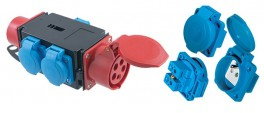 Pawbol Rozgałęźnik siłowy 16A/5 + 3x250V - R-BOX MINI 3