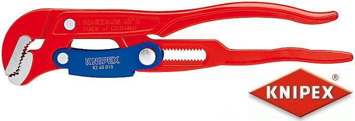 Knipex Klucz klucz do rur typ S Z przyciskiem szybkiej regulacji 330 mm (83 60 010)