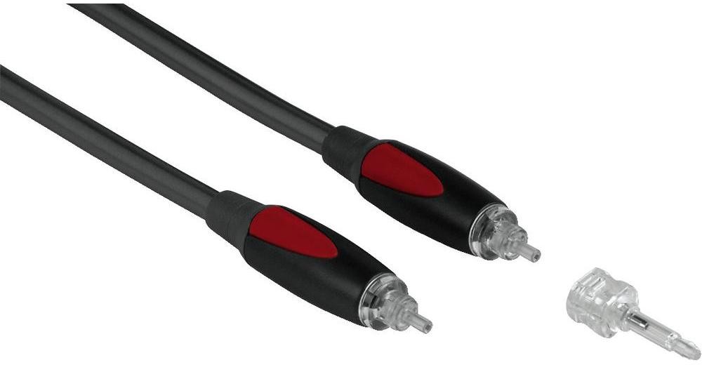 Hama Kabel audio cyfrowy Toslink 00042973 [1x Złącze męskie Toslink ODT) 1x Złącze męskie Toslink ODT) Złącze męskie opt 3 5 mm] 3 m szary