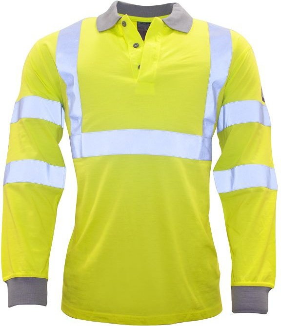 Portwest FR77 koszulka polo ostrzegawcza z długimi rękawami - S-3XL.