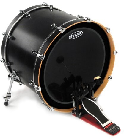 Evans evans BD18 emadonx Bass Drum sierść 45,72 cm (18 cale) Onyx Matt Czarny BD18EMADONX