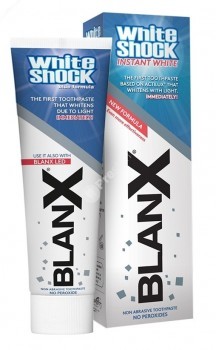 Blanx White Shock Natychmiastowa Biel (DEEP BLUE) - Świetlana moc wybielania 75m