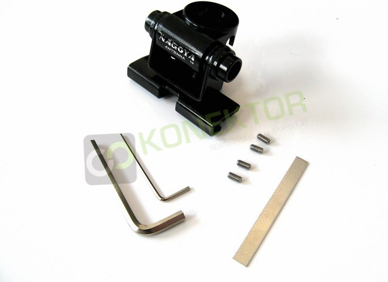 Nagoya RB-400V Black uchwyt bagażnikowy krawędziowy regulowany (czarny)