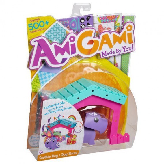 Mattel AMIGAMI Figurka i domek, pies BHN46/BLV44