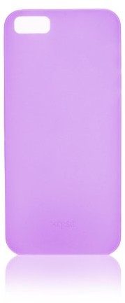 XQISIT iPlate Ultra Thin na telefon komórkowy iPhone 5, Apple iPhone 5/5 S/SE, fioletowy