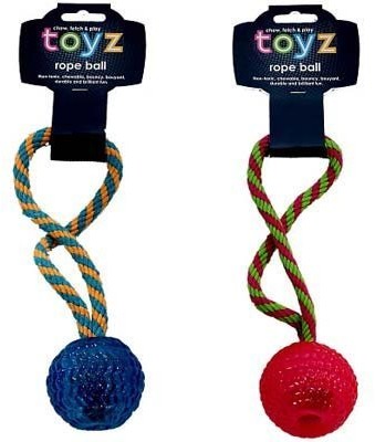 Petface Toyz Hundespielzeug Gummiball Mit Schnur, Gut Springend / Schwebend
