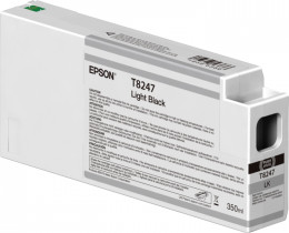 Epson Singlepack Light Black T824700 UltraChrome HDX/HD 350ml C13T824700