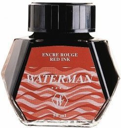 Waterman Atrament w butelce - kolor czerwony - S0110730