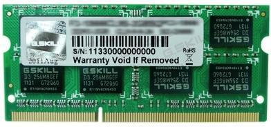 G.Skill 8GB F3-1600C11S-8GSQ