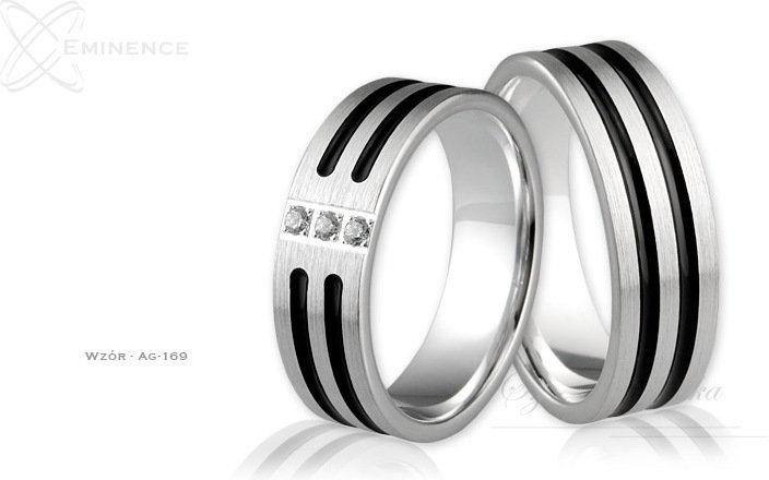 Eminence Obrączki srebrne - wzór Ag-169
