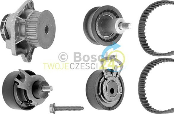 BOSCH Pompa wodna + zestaw paska rozrządu 1 987 946 412