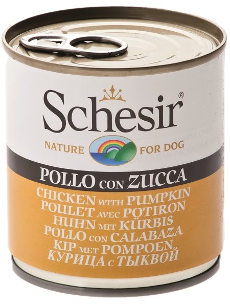 Schesir Dog Kurczak z dynią 12x285g