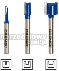 Dremel Zestaw prostych frezów do zarysów płaskich TRIOTR673 2615T673JA