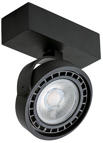 Azzardo Oprawa sufitowa JERRY 1 230V GM4113-230V 16W Black metal aluminium