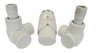 Schlosser Zestaw termostatyczny osiowo prawy na PEX Exclusive 6017 00114 Biały