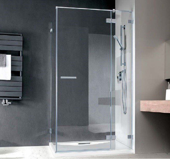 Radaway Euphoria KDJ 100x80 prawa szkło przejrzyste + brodzik Argos D + syfon 383040-01R/383051-01/4AD810-01
