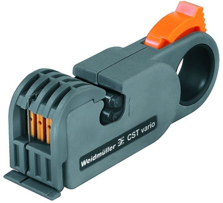 Weidmueller Automat do zdejmowania izolacji Odpowiedni do Kabel koncentryczny Kabel danych okrągły 2.5 do 8 mm RG58 RG71 RG59 RG62 Weidmueller CST VARIO 9005700000