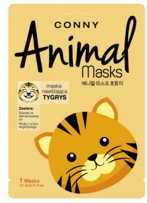 CONNY CONNY Animal Maska w płachcie Nawilżająca - Tygrys SKL-MAS-ATY